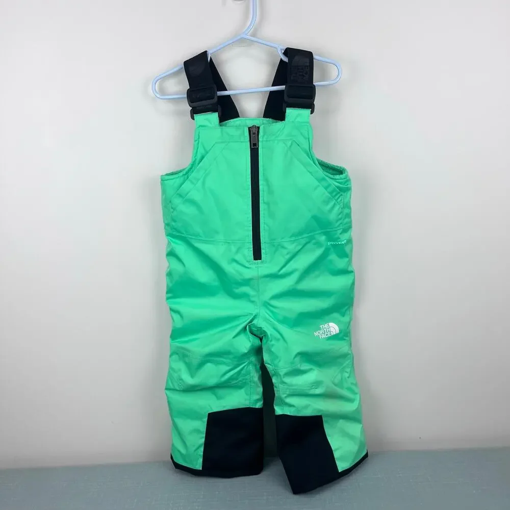 The North Face Freedom Snow Bibs Chlorophyll Green 2T